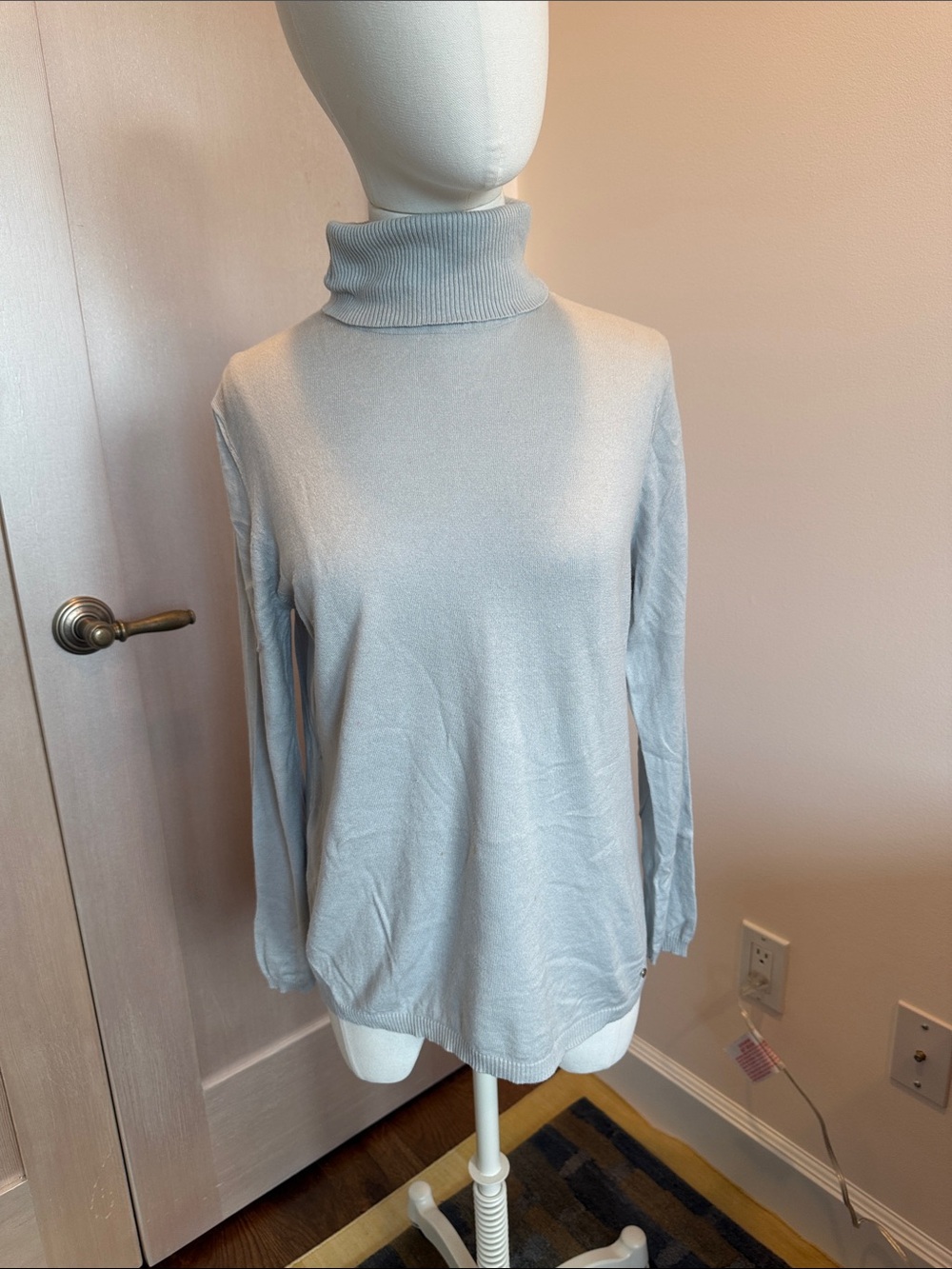 Luisa Cerano silk & wool & cashmere Turtleneck